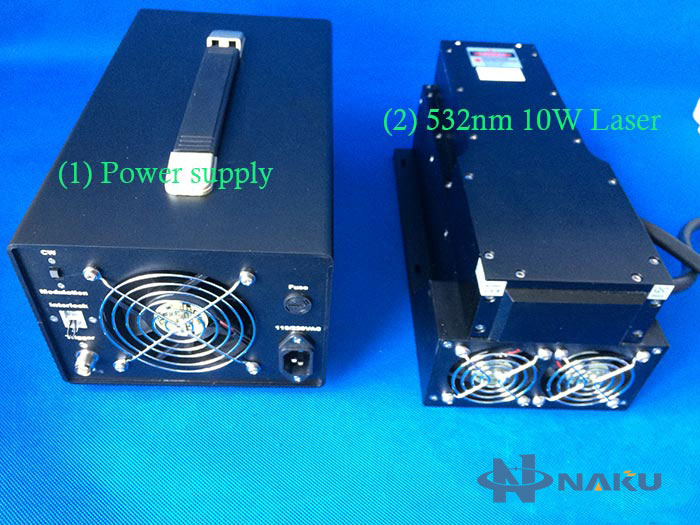 532nm 10W green dpss laser